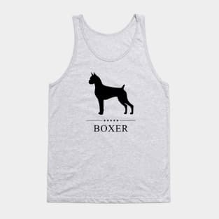 Boxer Black Silhouette Tank Top